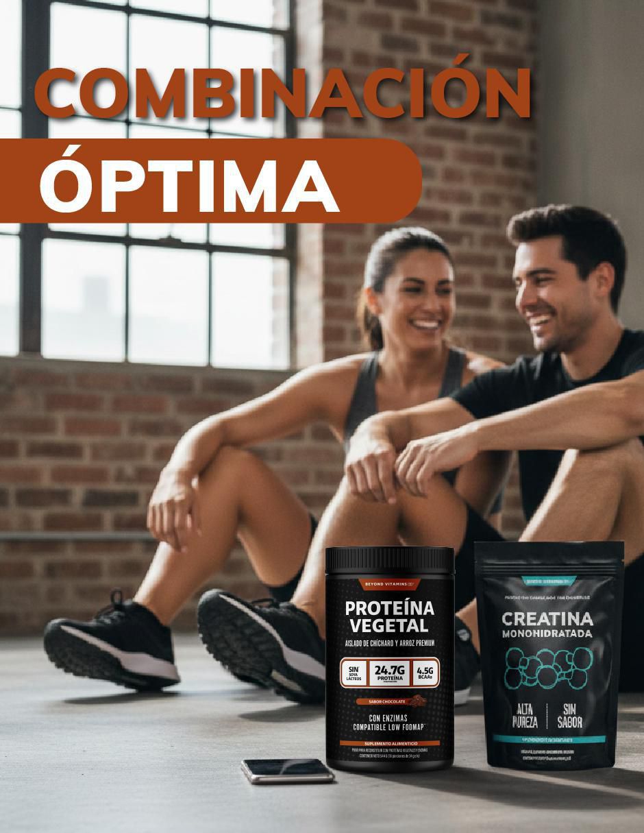 Proteína vegetal aislada arroz y chícharo Beyond Vitamins con proteína vegetal sabor chocolate de 454 g
