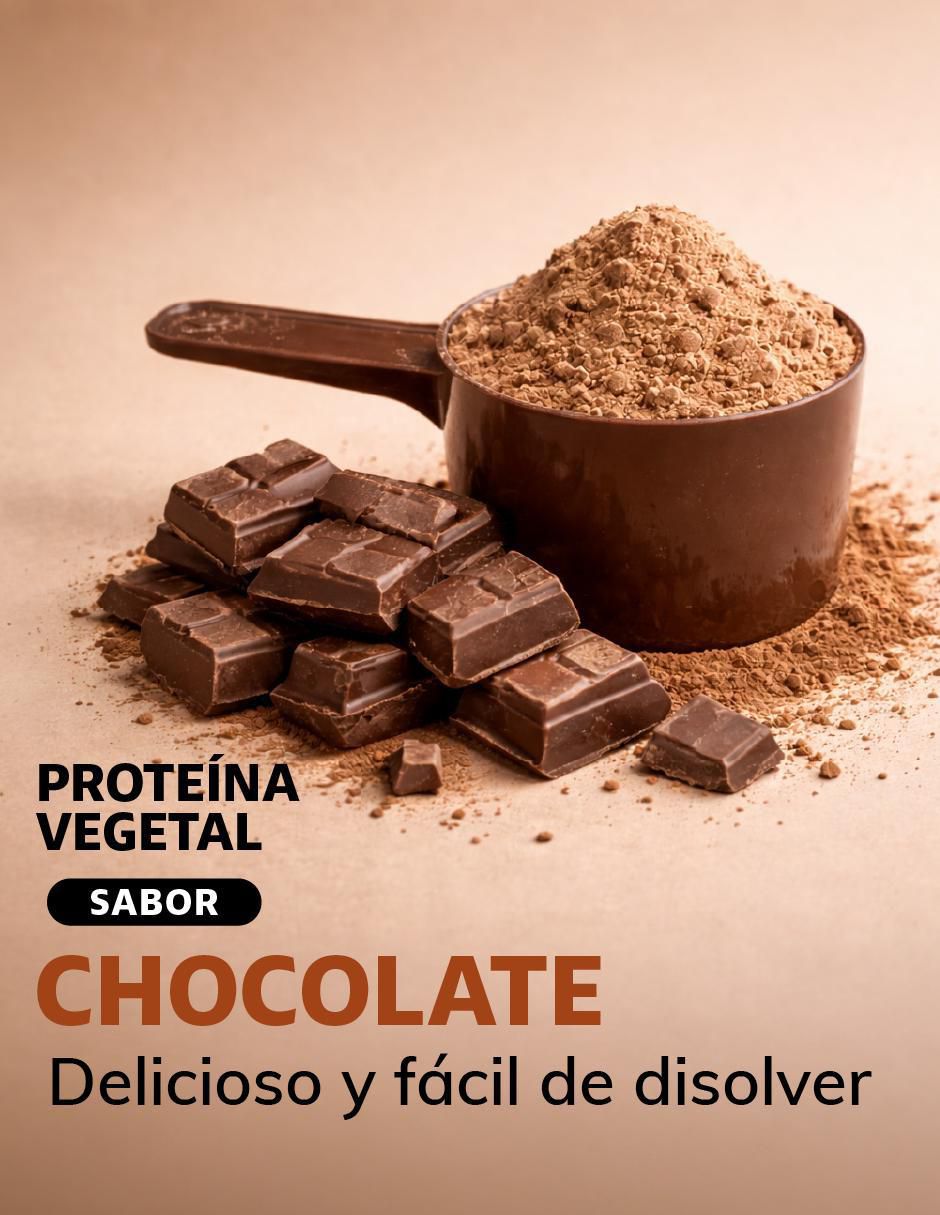 Proteína vegetal aislada arroz y chícharo Beyond Vitamins con proteína vegetal sabor chocolate de 454 g