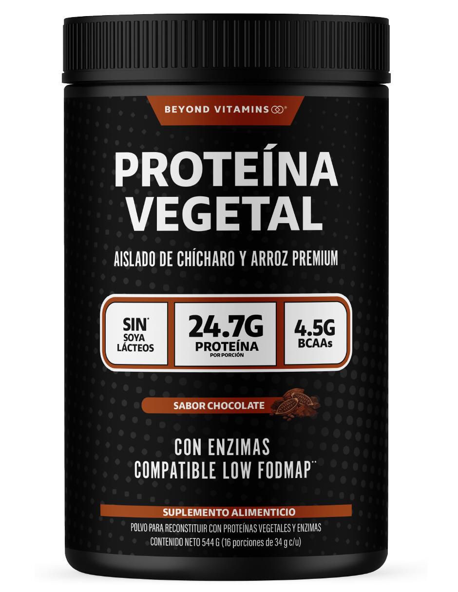 Proteína vegetal aislada arroz y chícharo con proteína vegetal sabor chocolate de 454 g Proteína vegetal aislada arroz y chícharo con proteína vegetal sabor chocolate de 454 g