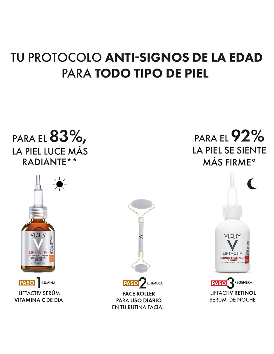 Kit de sérum facial Vitamina C y retinol Mamás Vinchy Liftactiv todo tipo de piel
