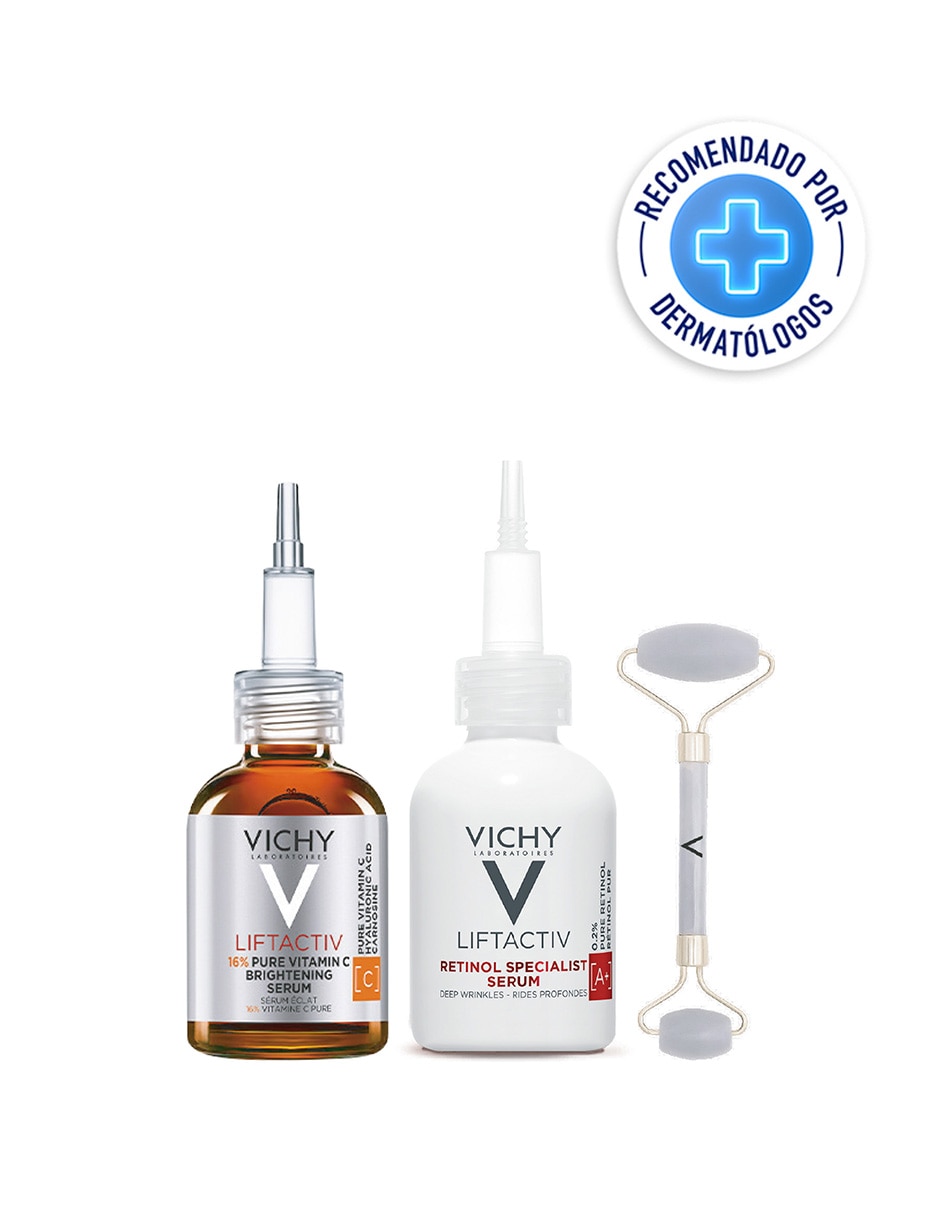 Kit de sérum facial Vitamina C y retinol Mamás Vinchy Liftactiv todo tipo de piel