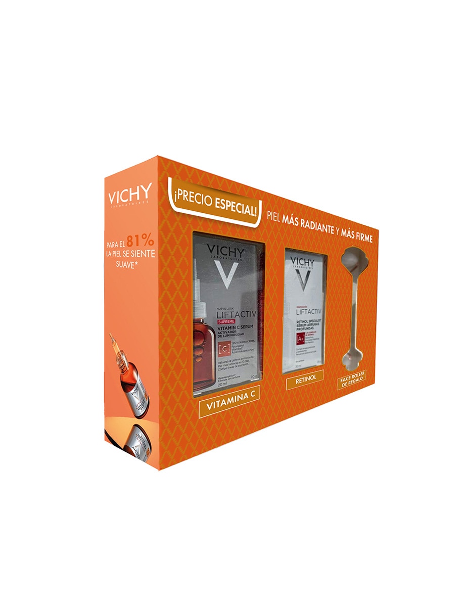 Kit de sérum facial Vitamina C y retinol Mamás Vinchy Liftactiv todo tipo de piel