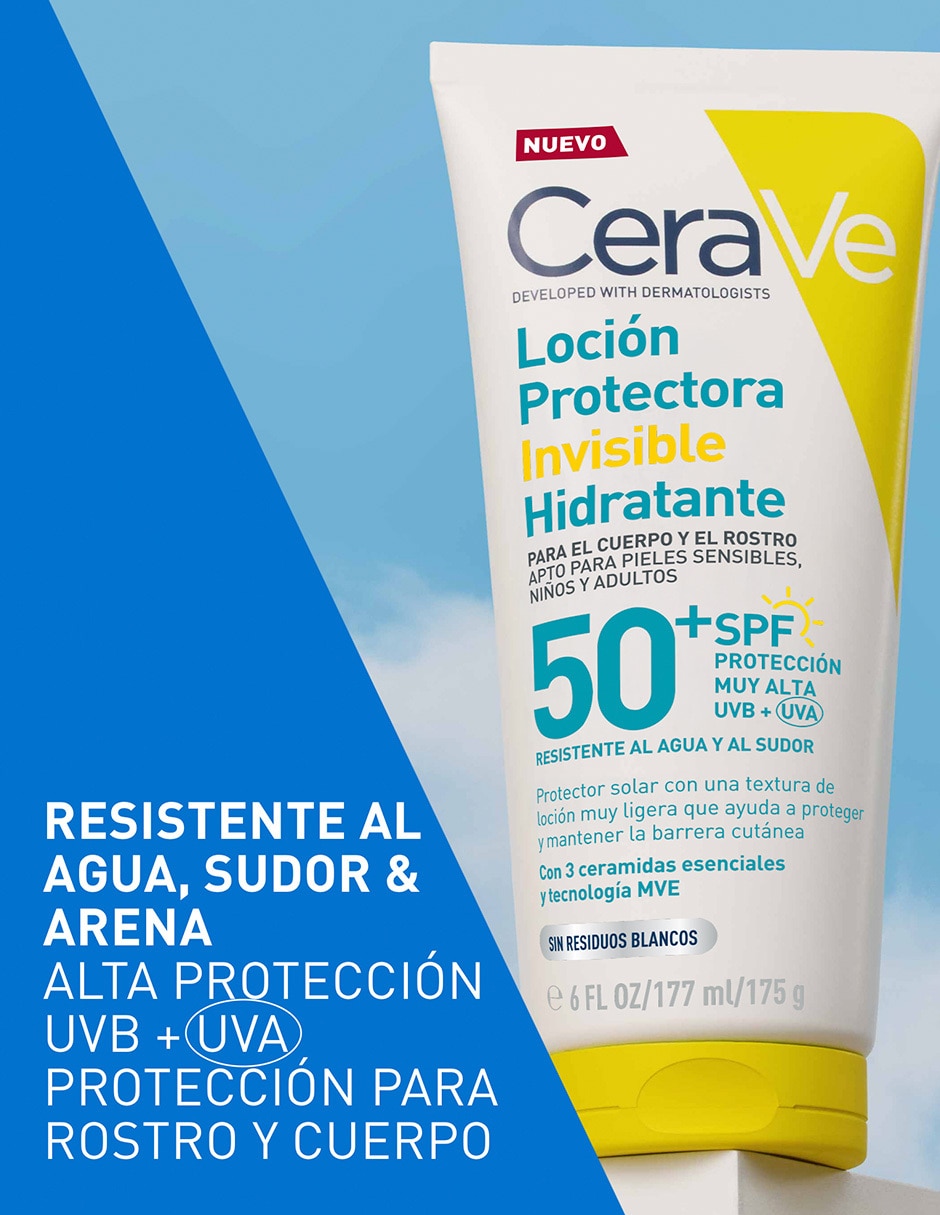 Protector solar FPS 50+ invisible hidratante Suncare 177 ml