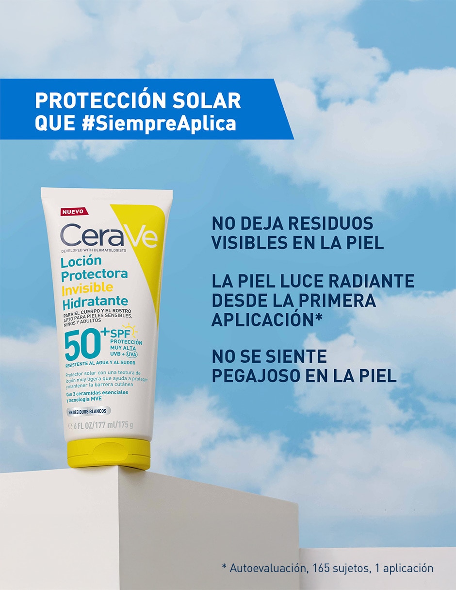 Protector solar FPS 50+ invisible hidratante Suncare 177 ml 4