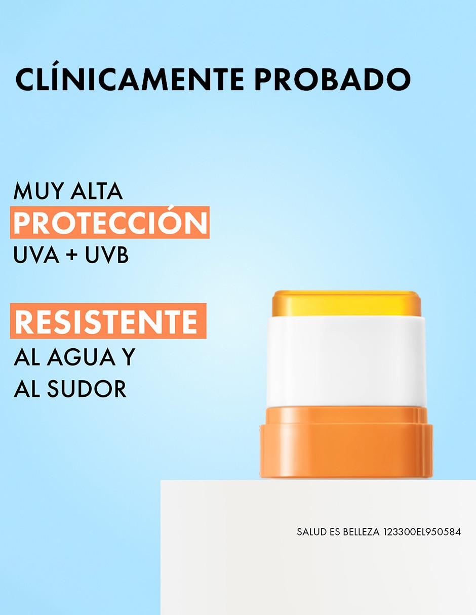 Protector solar FPS 50+ Capital Soleil Uv Aqua Stick En Barra Vinchy