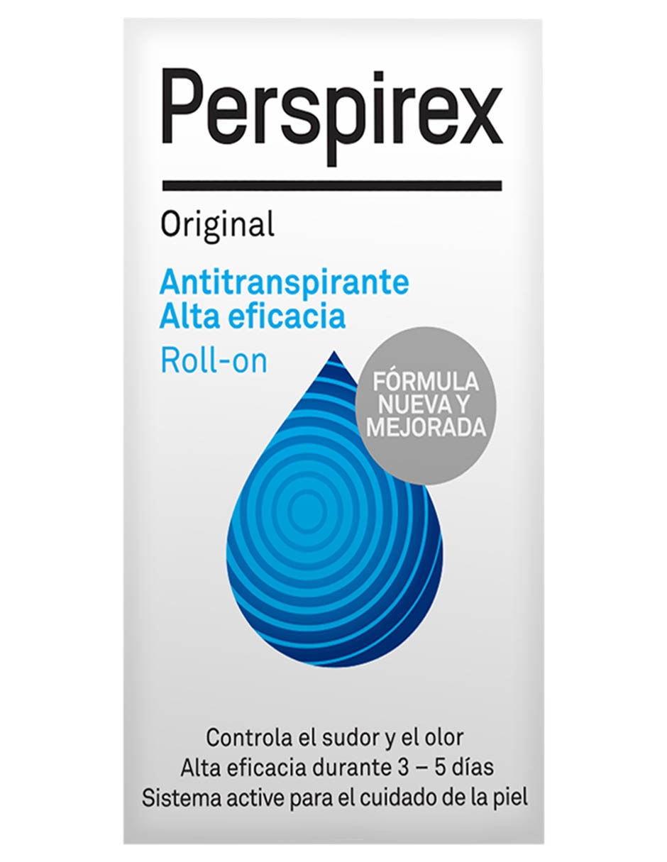 Desodorante para axilas en roll on perspirex