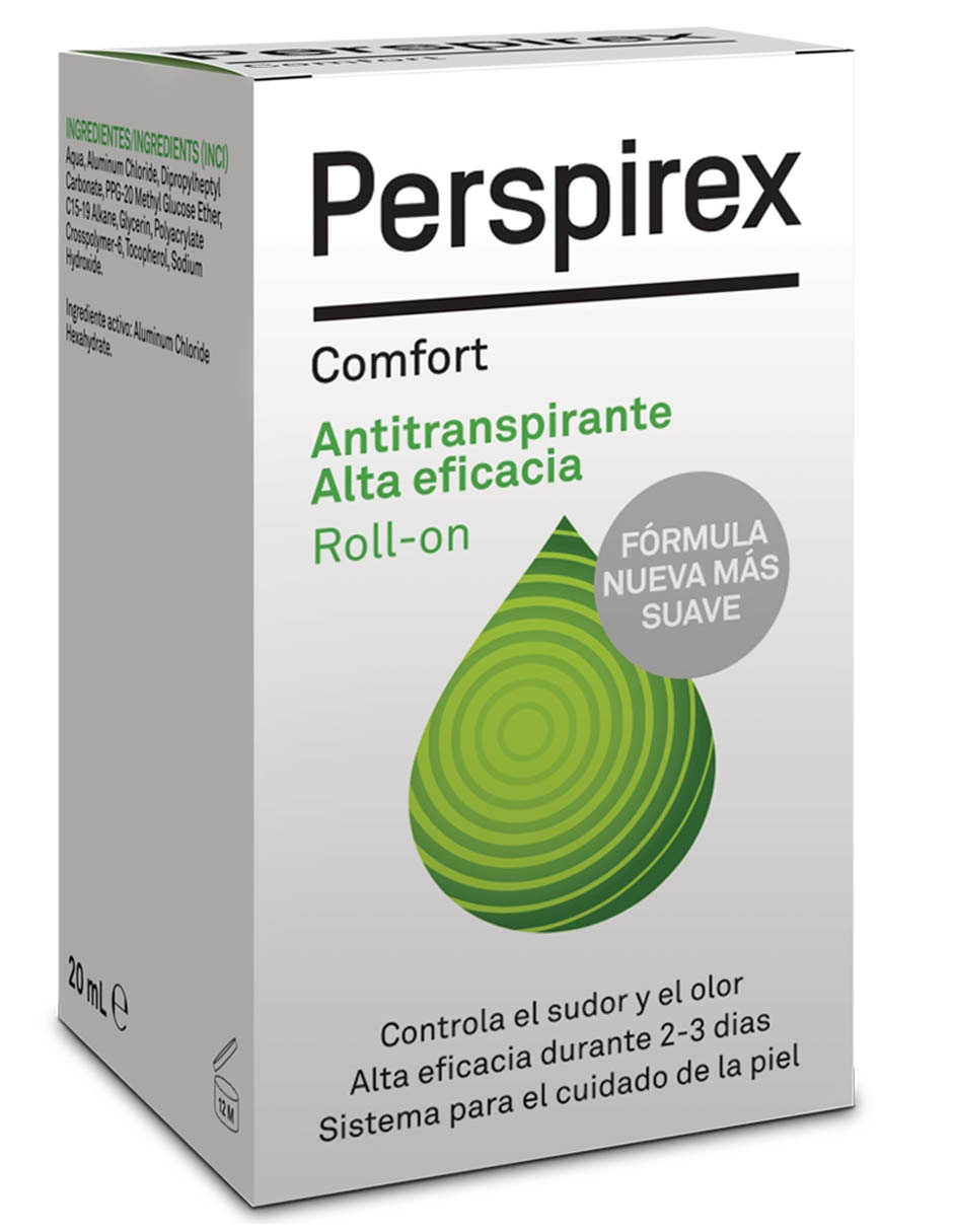 Desodorante axilas en roll on perspirex unisex
