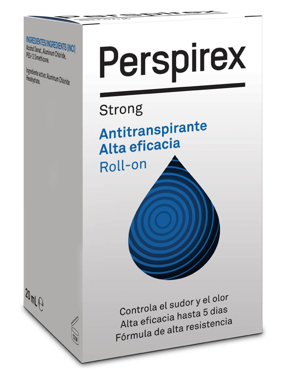 Desodorante axilas en roll on perspirex unisex