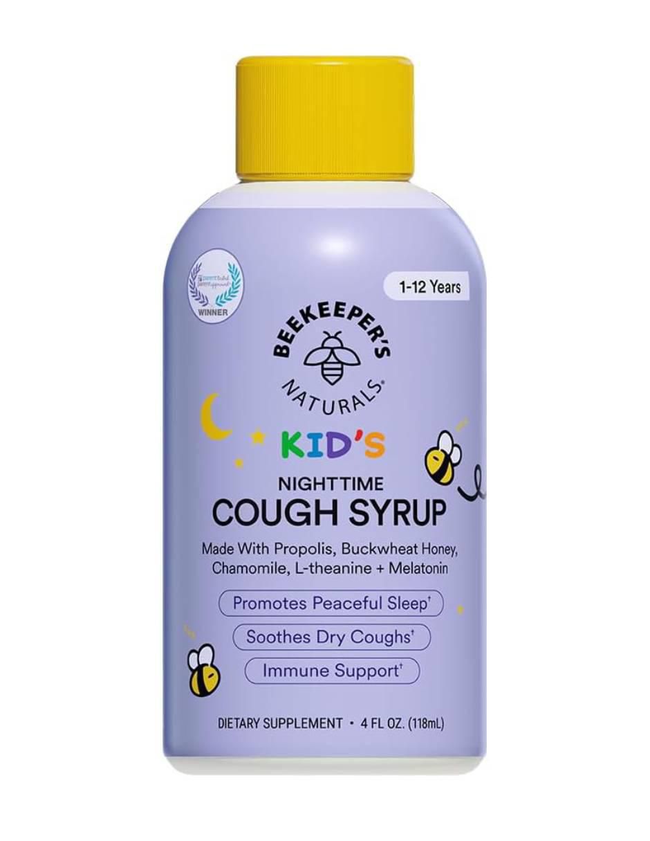 Beekeepers Naturals Kids jarabe infantil nocturno con miel melipona sabor miel de 118 ml Beekeepers Naturals Kids jarabe infantil nocturno con miel melipona sabor miel de 118 ml