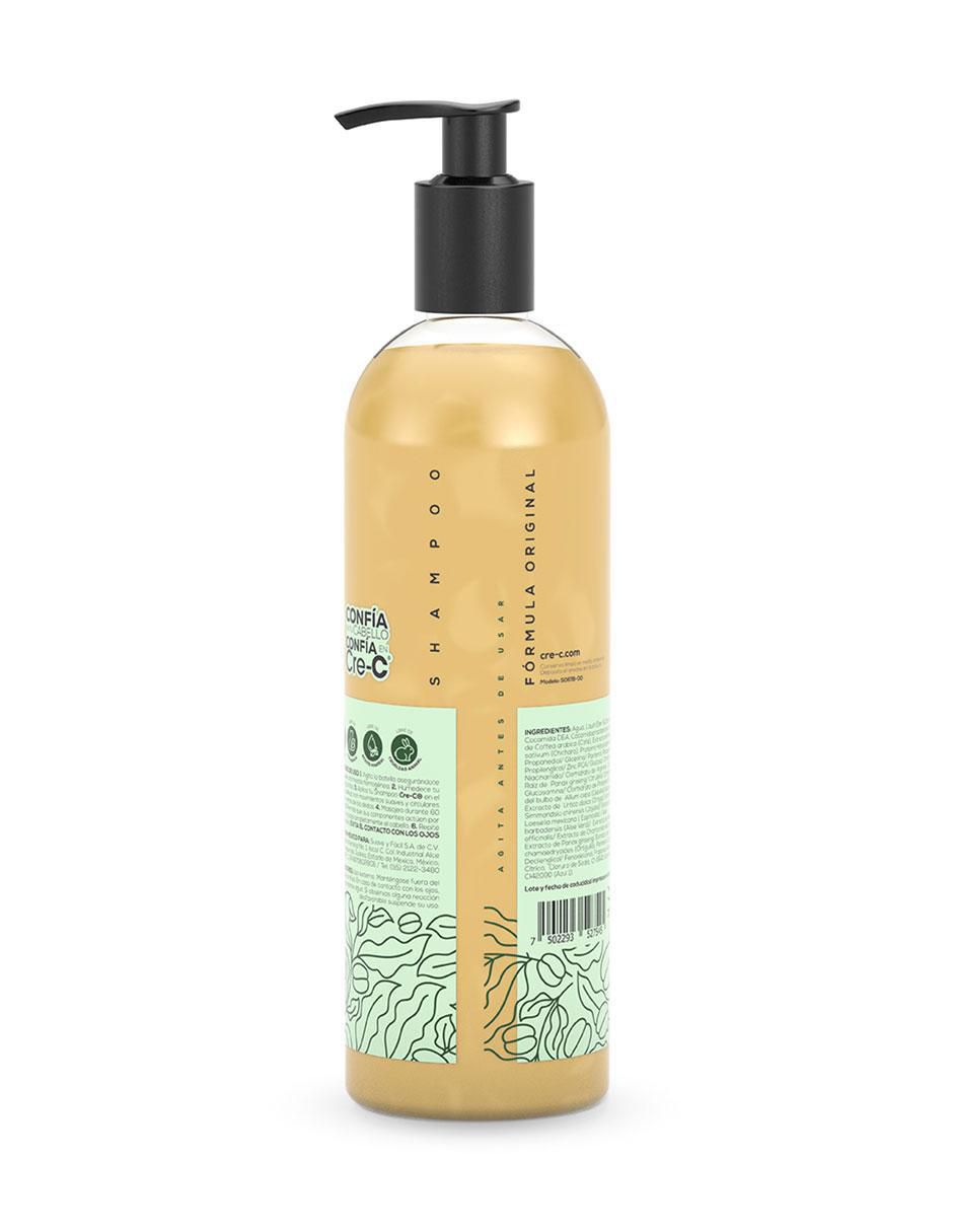 Shampoo anticaída para cabello todo tipo shampoo cre-c fórmula original cre-c fórmula original 500 ml