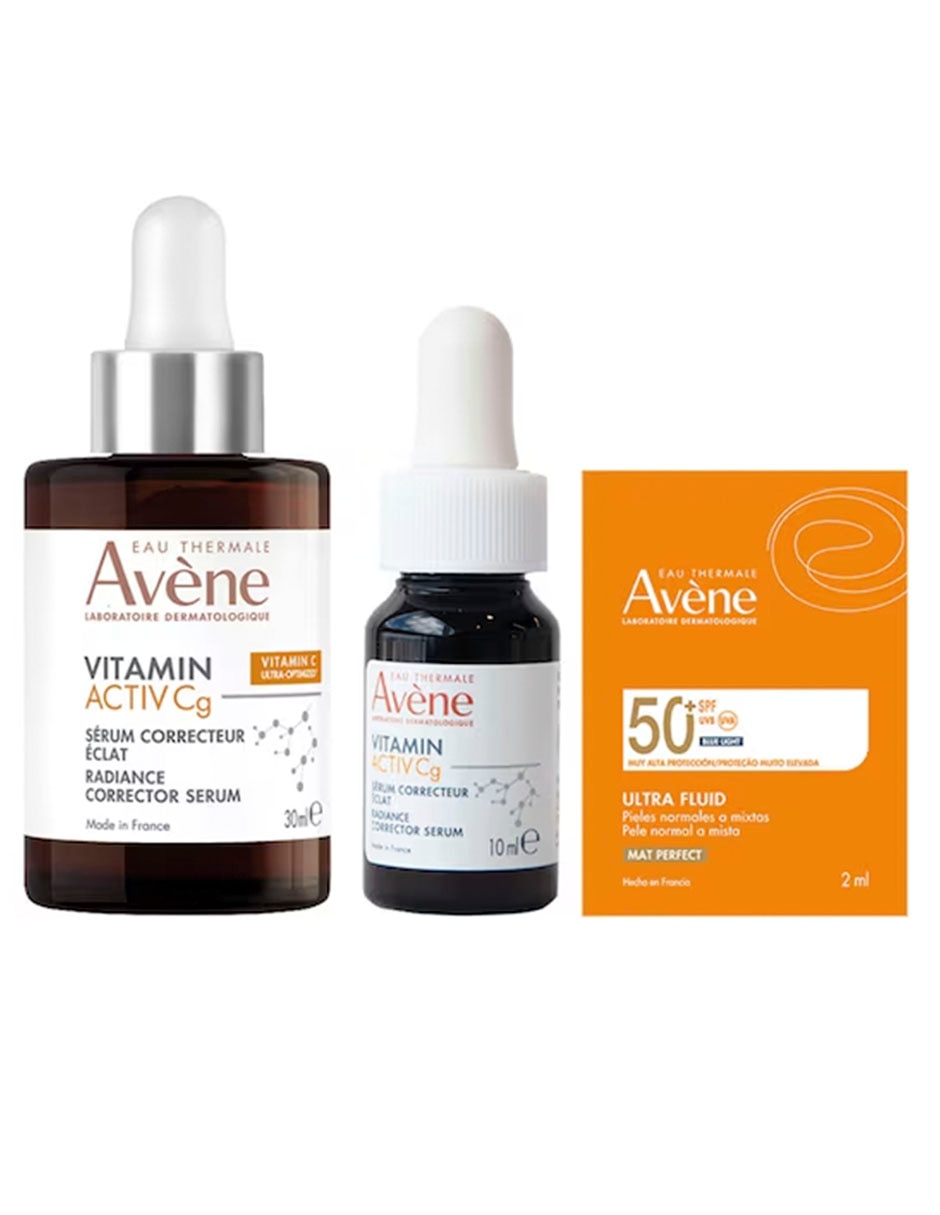 Kit dermatológico antimanchas vitamin activ cg serum antimanchas facial Avene Kit dermatológico antimanchas vitamin activ cg serum antimanchas facial Avene