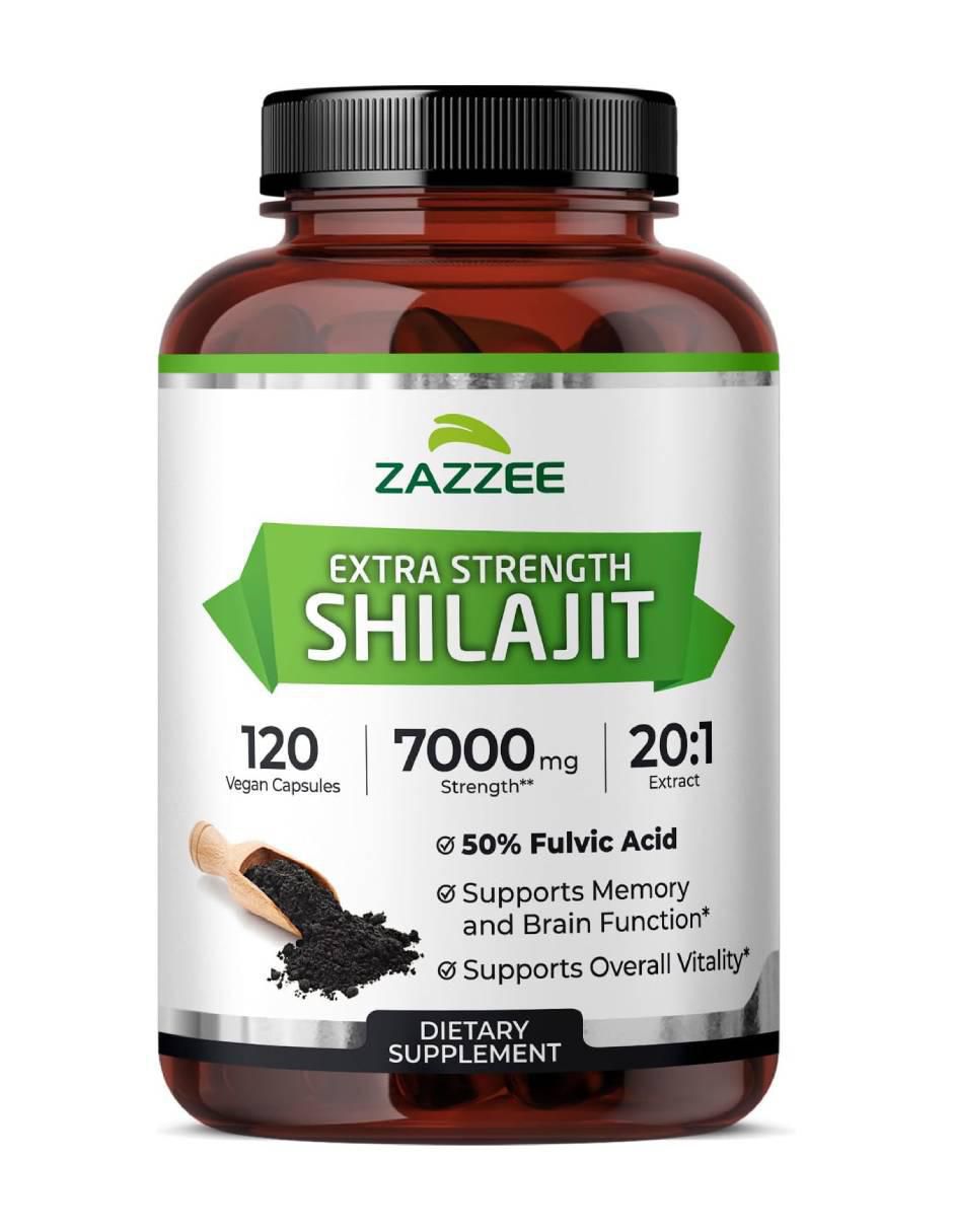 Suplemento alimenticio dietético de Shilajit de 120 cápsulas