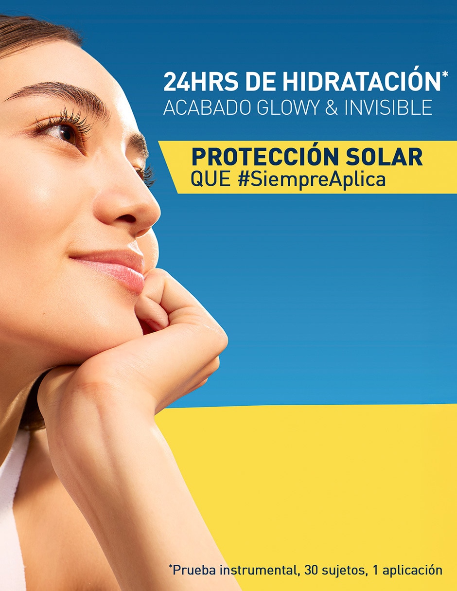 Protector solar FPS 50+ fluido invisible hidratante CeraVe Suncare 50 ml