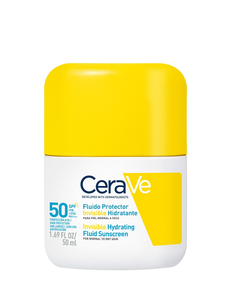 Protector solar FPS 50+ fluido invisible hidratante Suncare 50 ml Protector solar FPS 50+ fluido invisible hidratante Suncare 50 ml