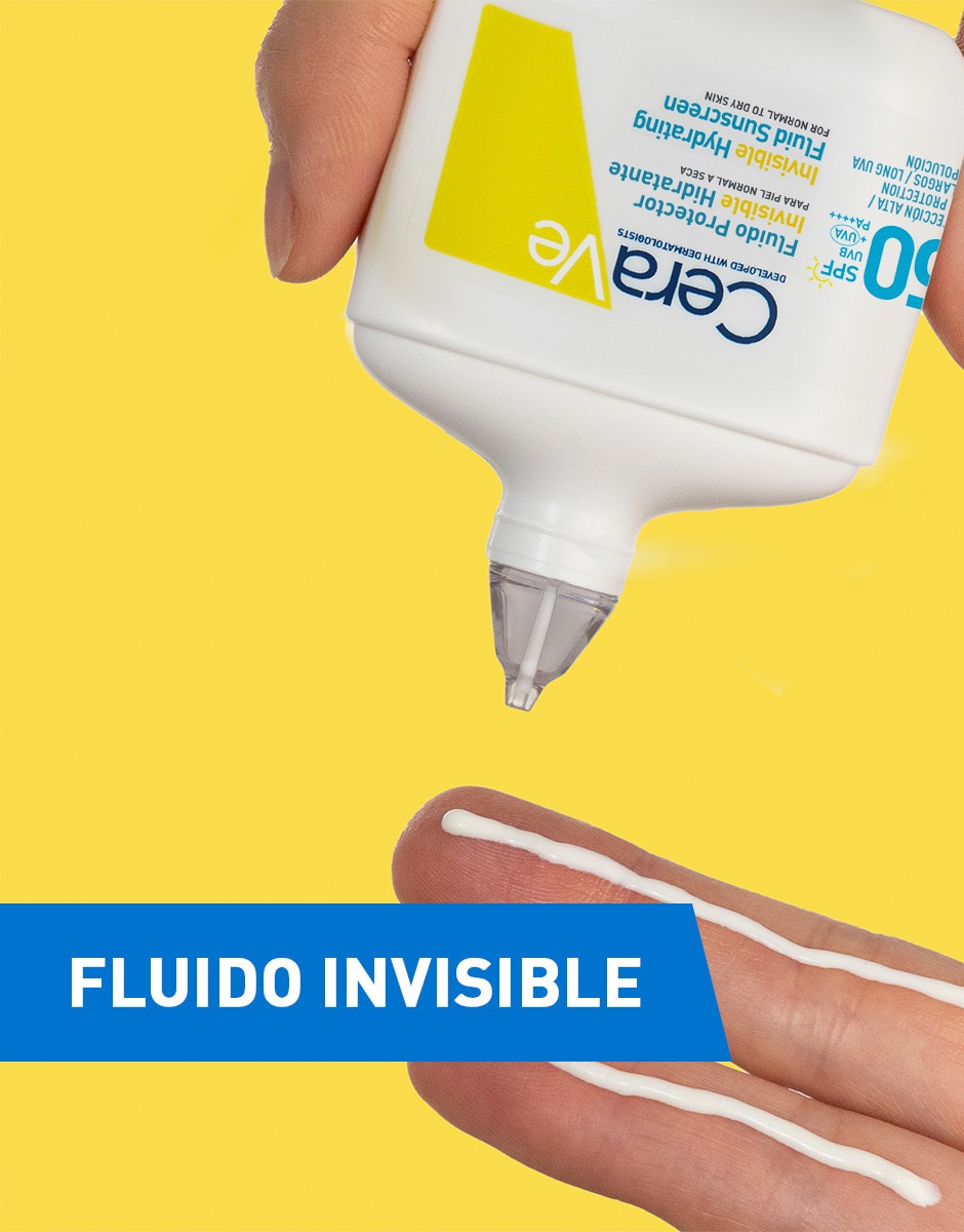 Protector solar FPS 50+ fluido invisible hidratante Suncare 50 ml