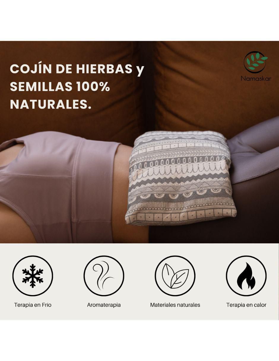 Compresa de semillas namaskar para abdomen