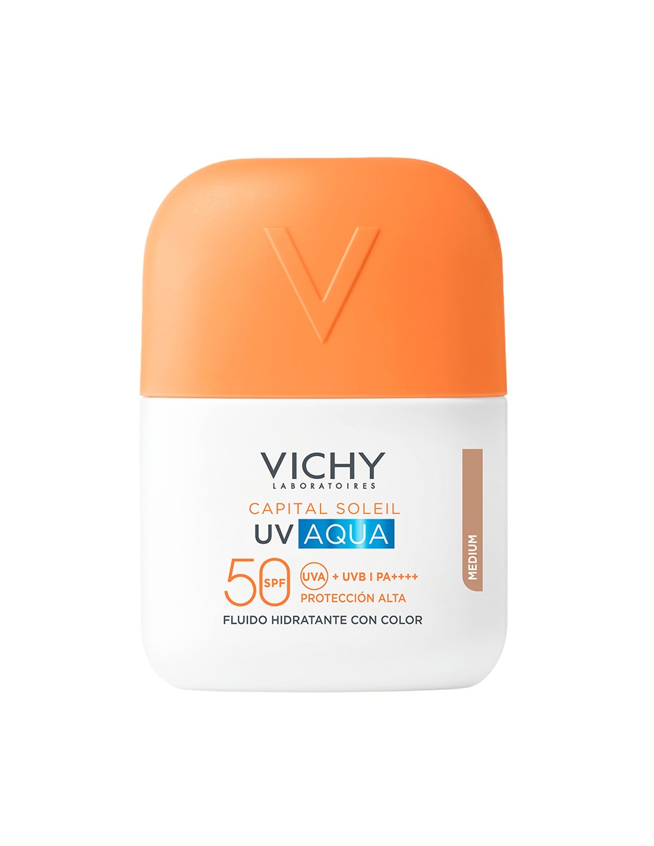 Protector solar fps 50 capital soleil uv aqua protector solar ligero tono medio 50 ml vichy capital soleil
