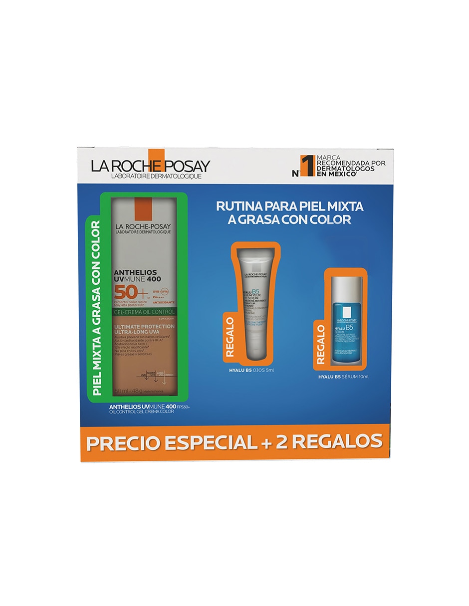 Kit de protector solar fps 50+ la roche-posay pack anthelios uvmune toque seco con color verano anthelios Kit de protector solar fps 50+ la roche-posay pack anthelios uvmune toque seco con color verano anthelios