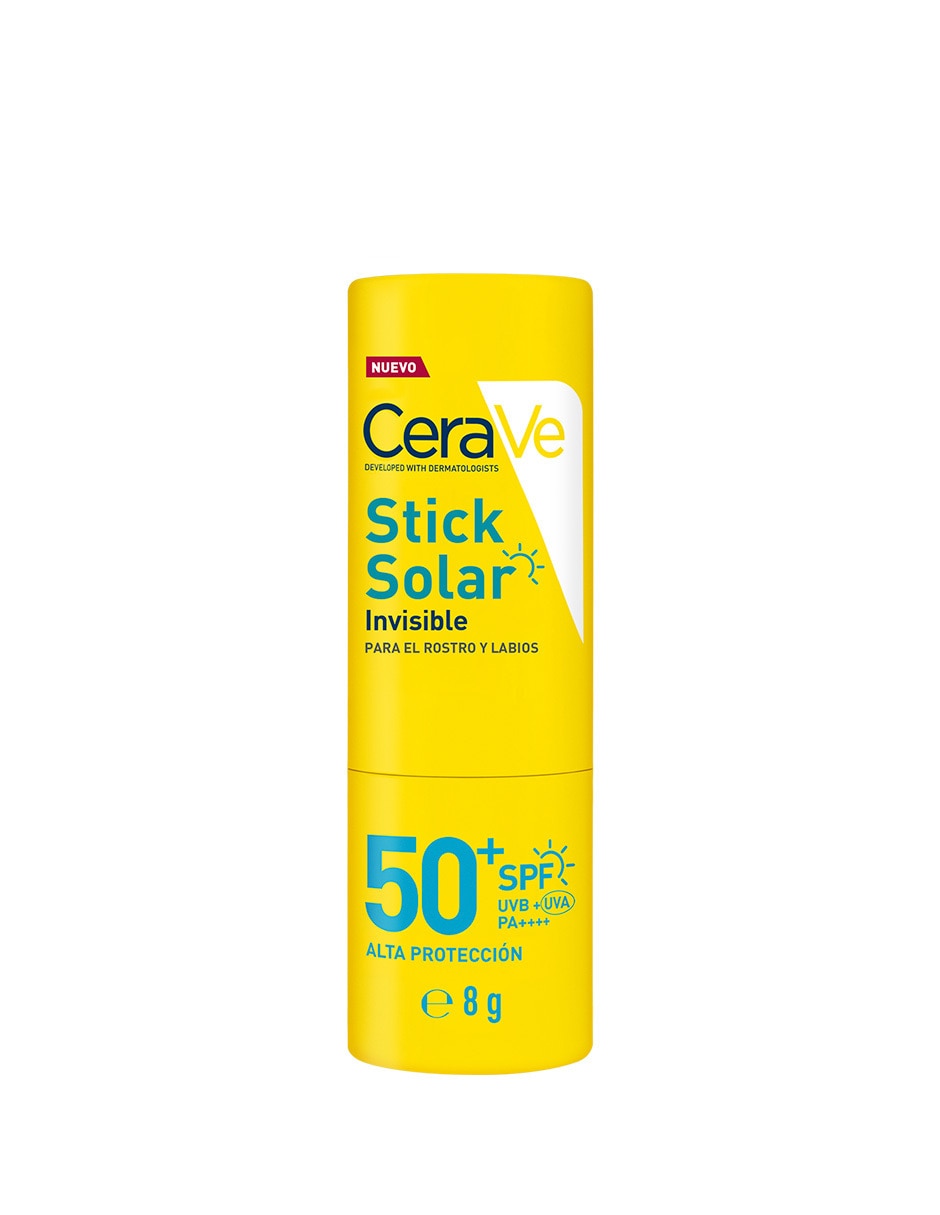 Protector solar fps 50 stick solar invisible 50fps 8g cerave suncare Protector solar fps 50 stick solar invisible 50fps 8g cerave suncare