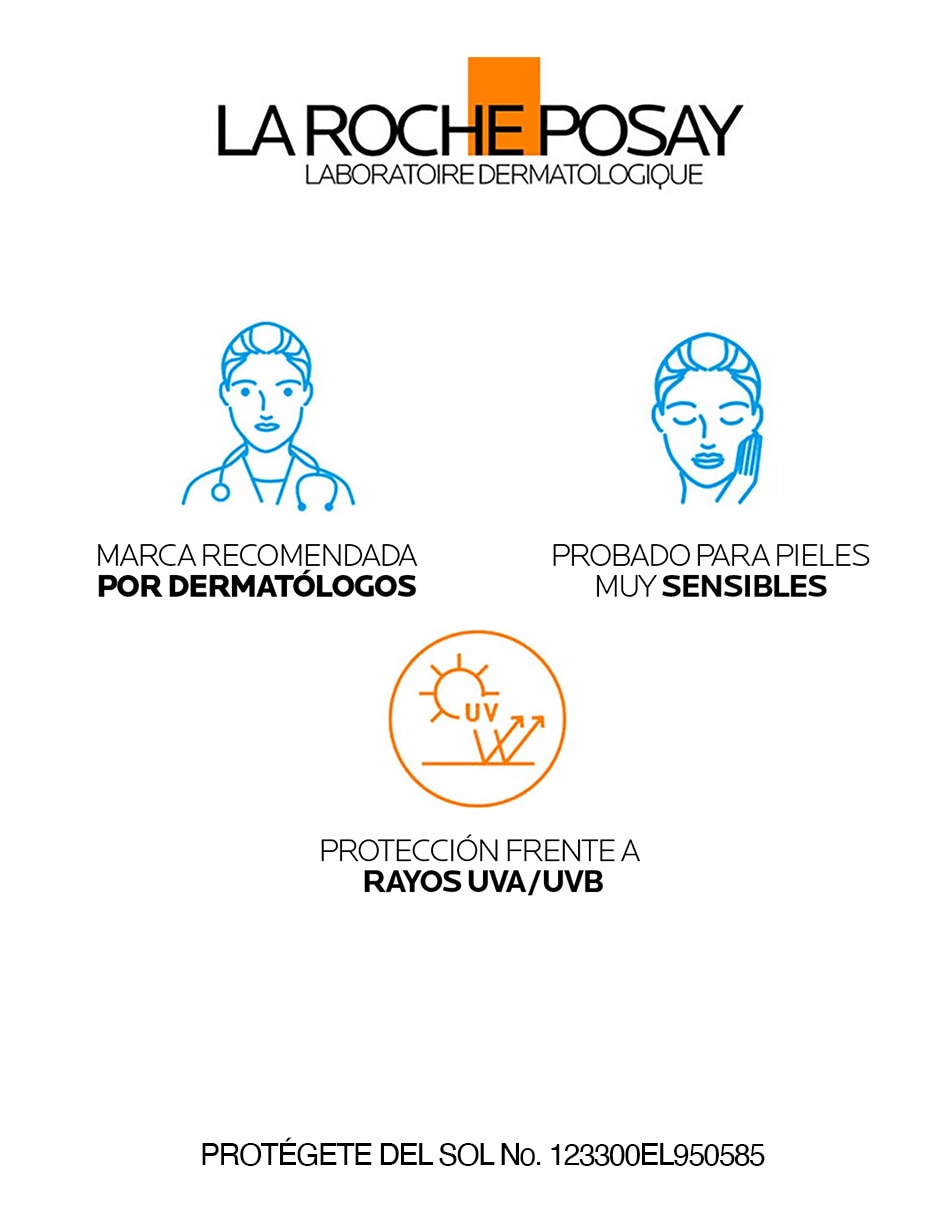 Protector solar fps 50+ la roche-posay anthelios uv air vitamin sun stick spf 50+ 10ml la roche posay anthelios