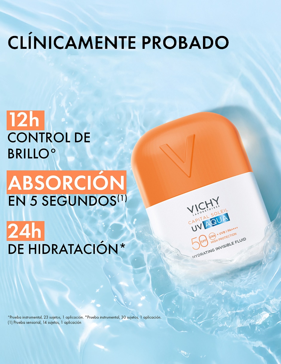 Protector solar fps 50 vichy capital soleil uv aqua protector solar ligero 50 ml vichy capital soleil
