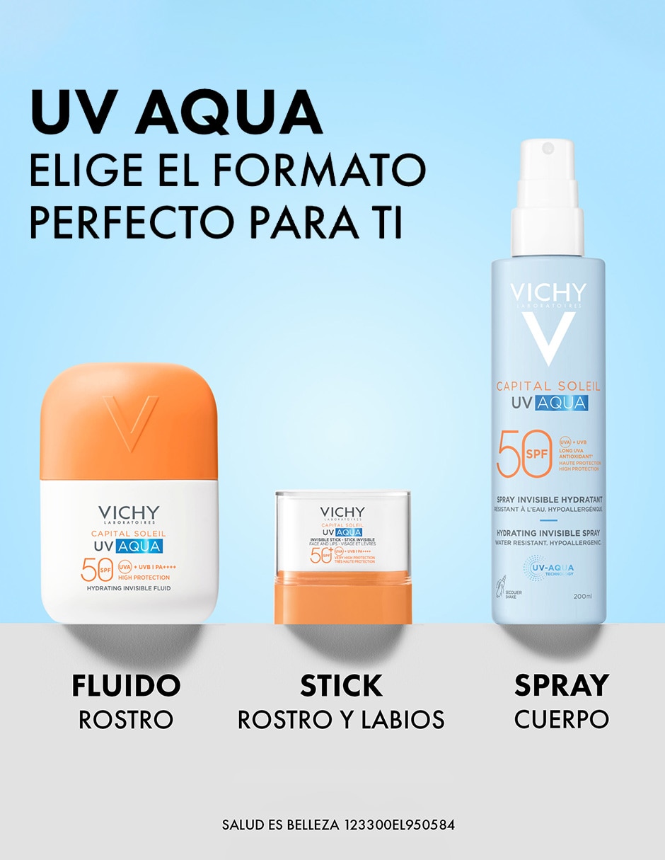 Protector solar fps 50 vichy capital soleil uv aqua protector solar ligero 50 ml vichy capital soleil