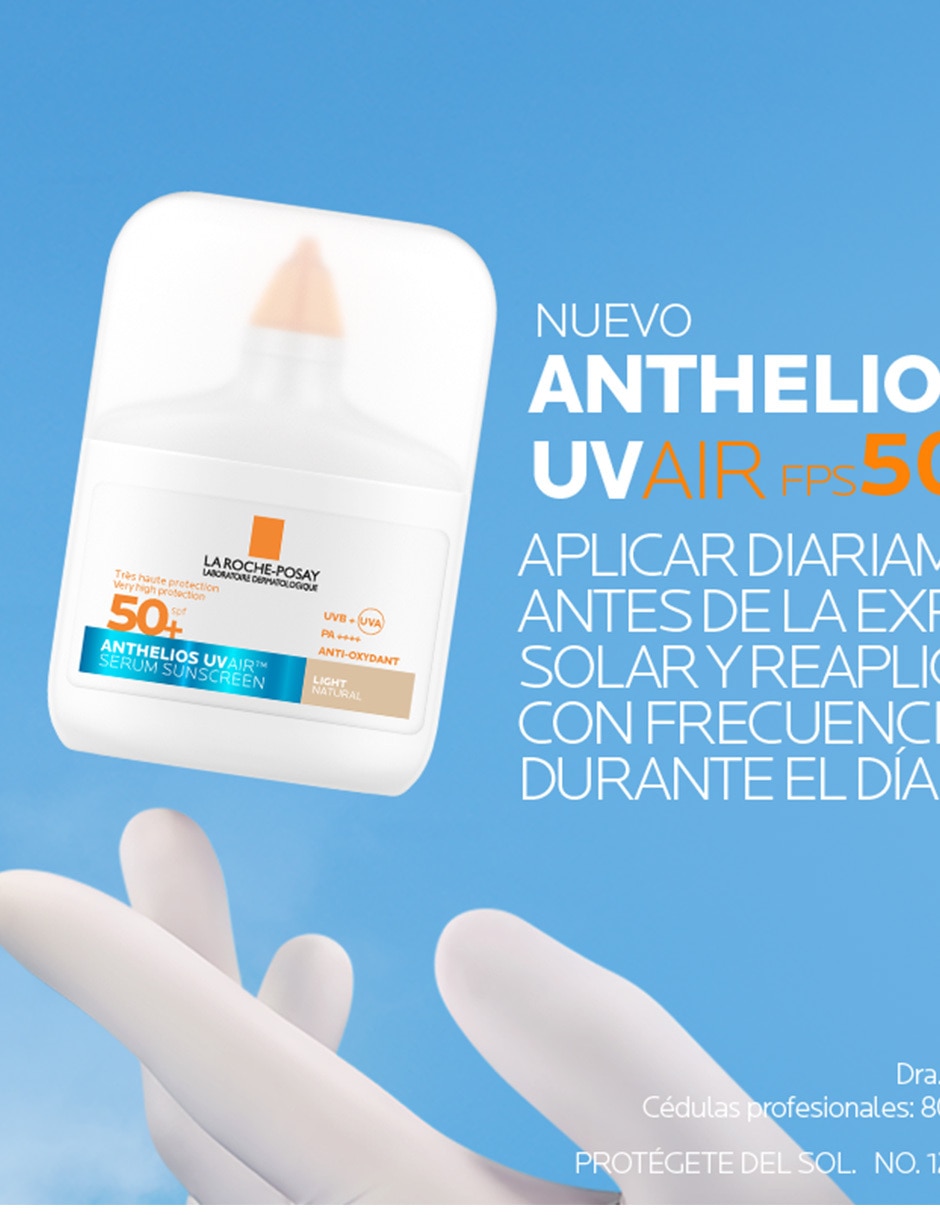 Protector solar fps 50+ la roche-posay anthelios uv air spf 50+ tc 50 ml anthelios 11