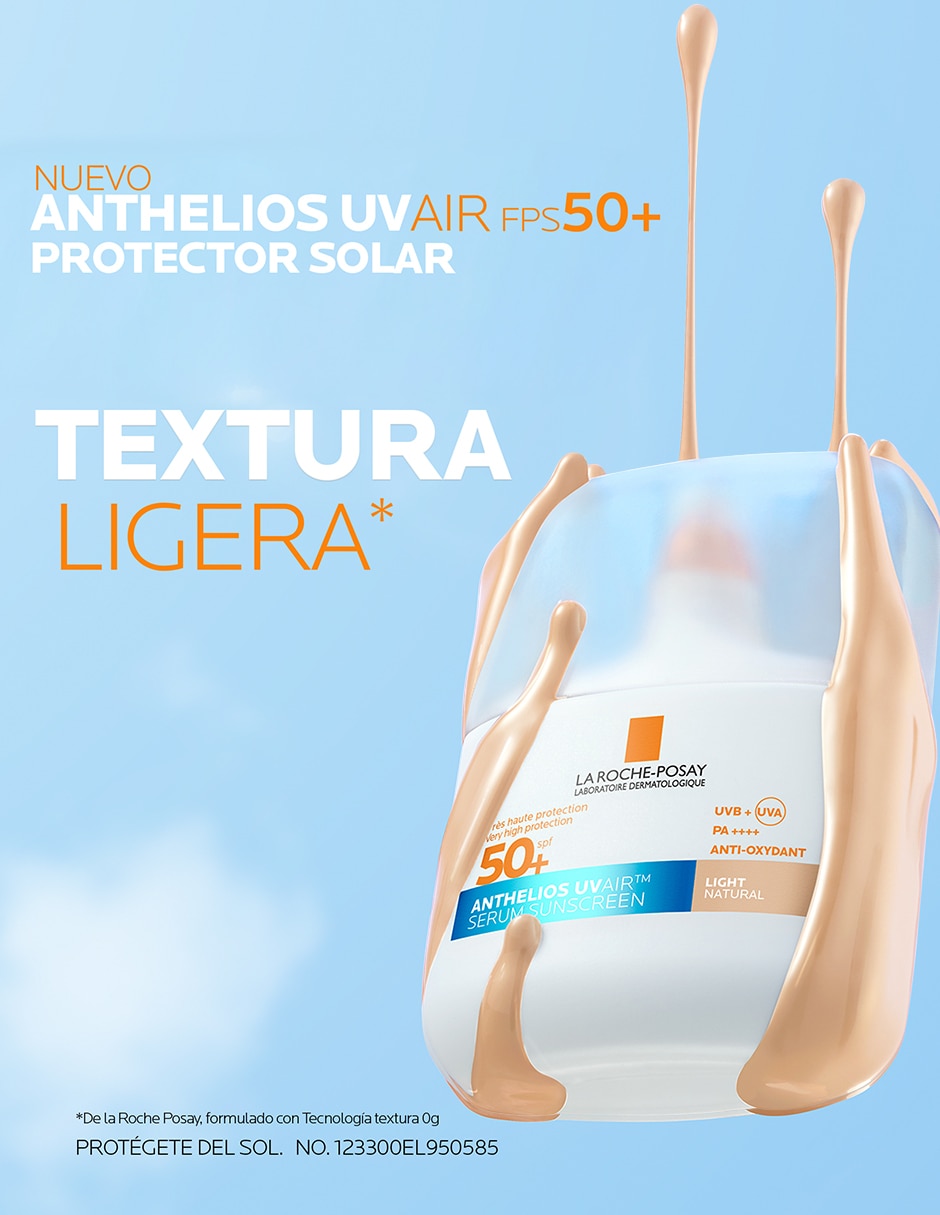 Protector solar fps 50+ la roche-posay anthelios uv air spf 50+ tc 50 ml anthelios 12