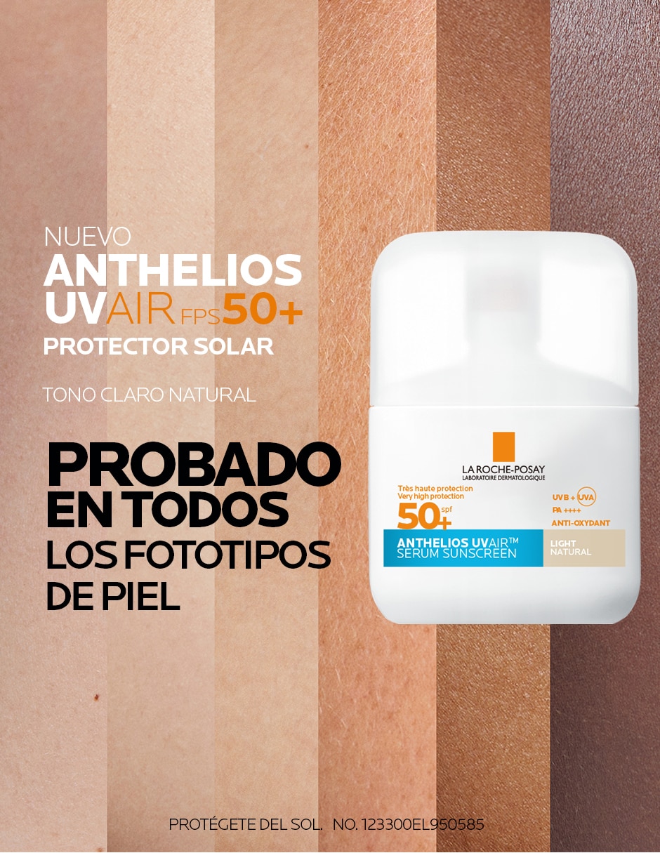 Protector solar fps 50+ la roche-posay anthelios uv air spf 50+ tc 50 ml anthelios 15