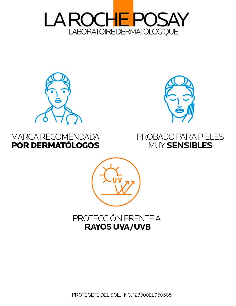 Protector solar fps 50+ la roche-posay anthelios uv air spf 50+ tc 50 ml anthelios 4
