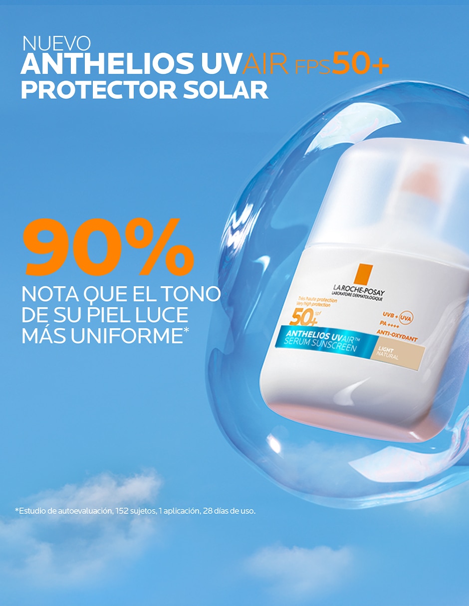 Protector solar fps 50+ la roche-posay anthelios uv air spf 50+ tc 50 ml anthelios 6