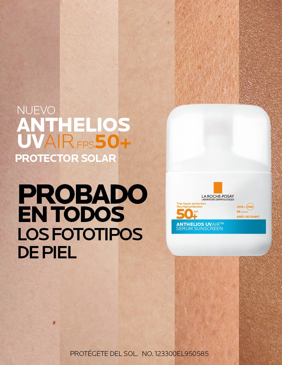 Protector solar fps 50+ la roche-posay anthelios uv air spf 50+ 50 ml la roche posay anthelios