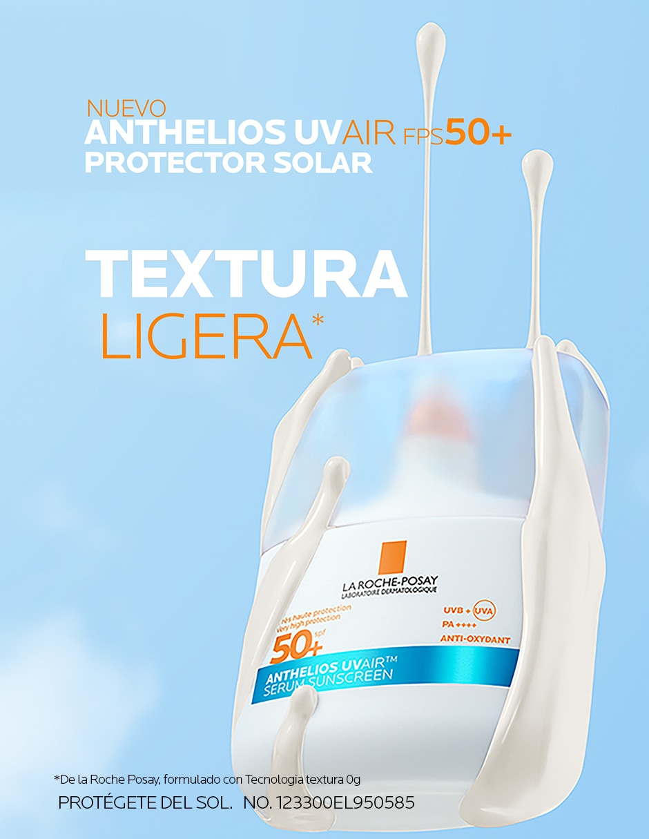 Protector solar fps 50+ la roche-posay anthelios uv air spf 50+ 50 ml la roche posay anthelios