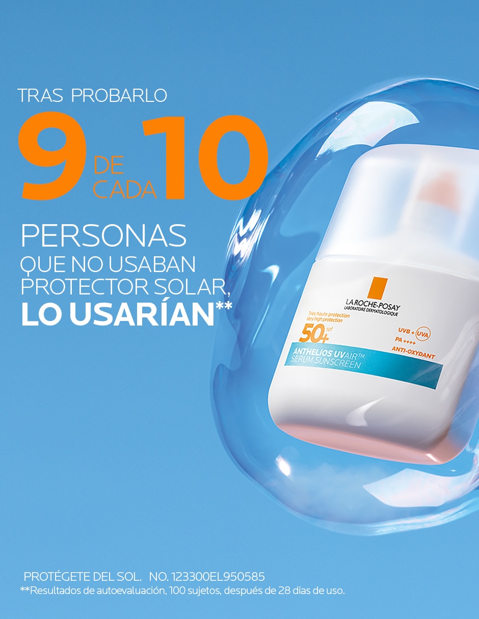 Protector solar fps 50+ la roche-posay anthelios uv air spf 50+ 50 ml la roche posay anthelios
