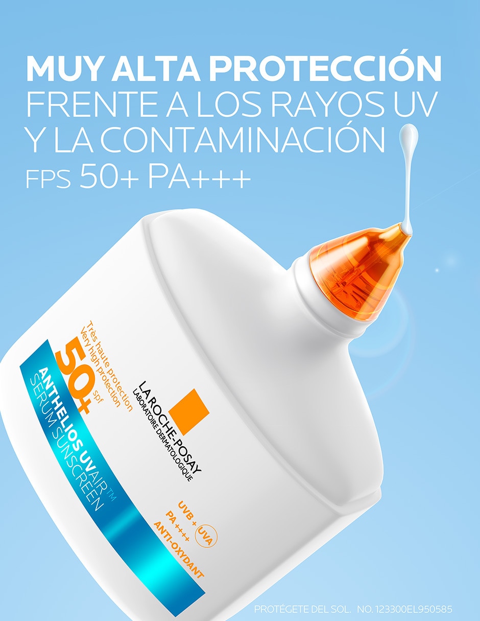 Protector solar fps 50+ la roche-posay anthelios uv air spf 50+ 50 ml la roche posay anthelios
