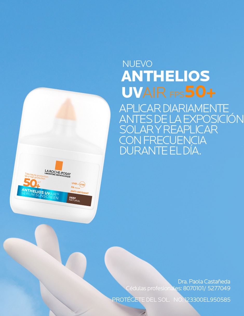 Protector solar FPS 50+ La Roche-Posay Anthelios UV AIR SPF 50+ TO 50 ml LA ROCHE POSAY Anthelios