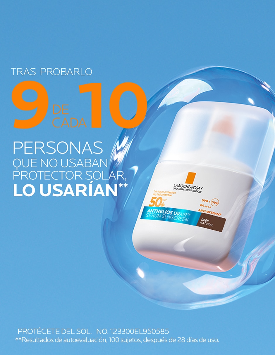Protector solar FPS 50+ La Roche-Posay Anthelios UV AIR SPF 50+ TO 50 ml Anthelios