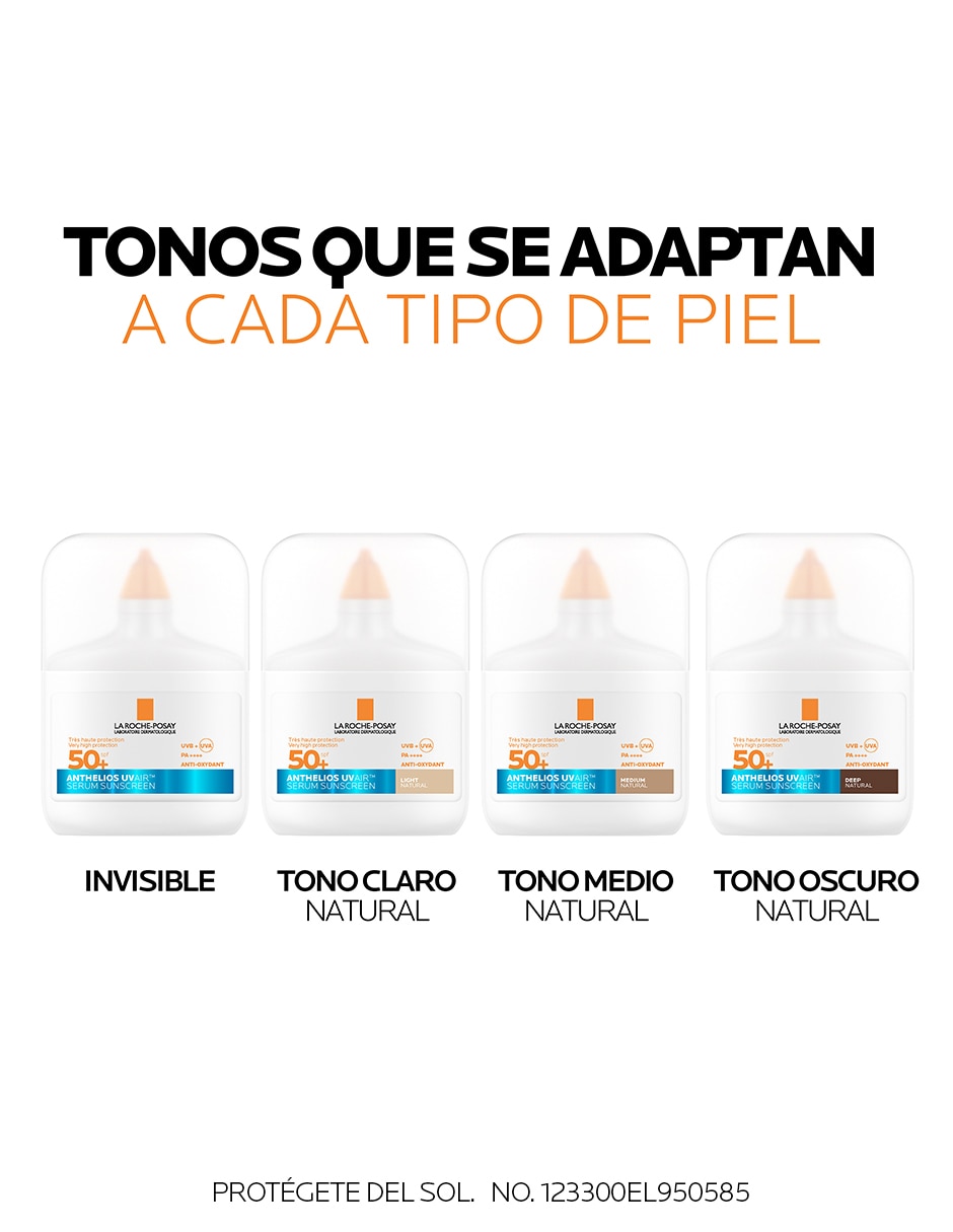 Protector solar FPS 50+ La Roche-Posay Anthelios UV AIR SPF 50+ TO 50 ml Anthelios