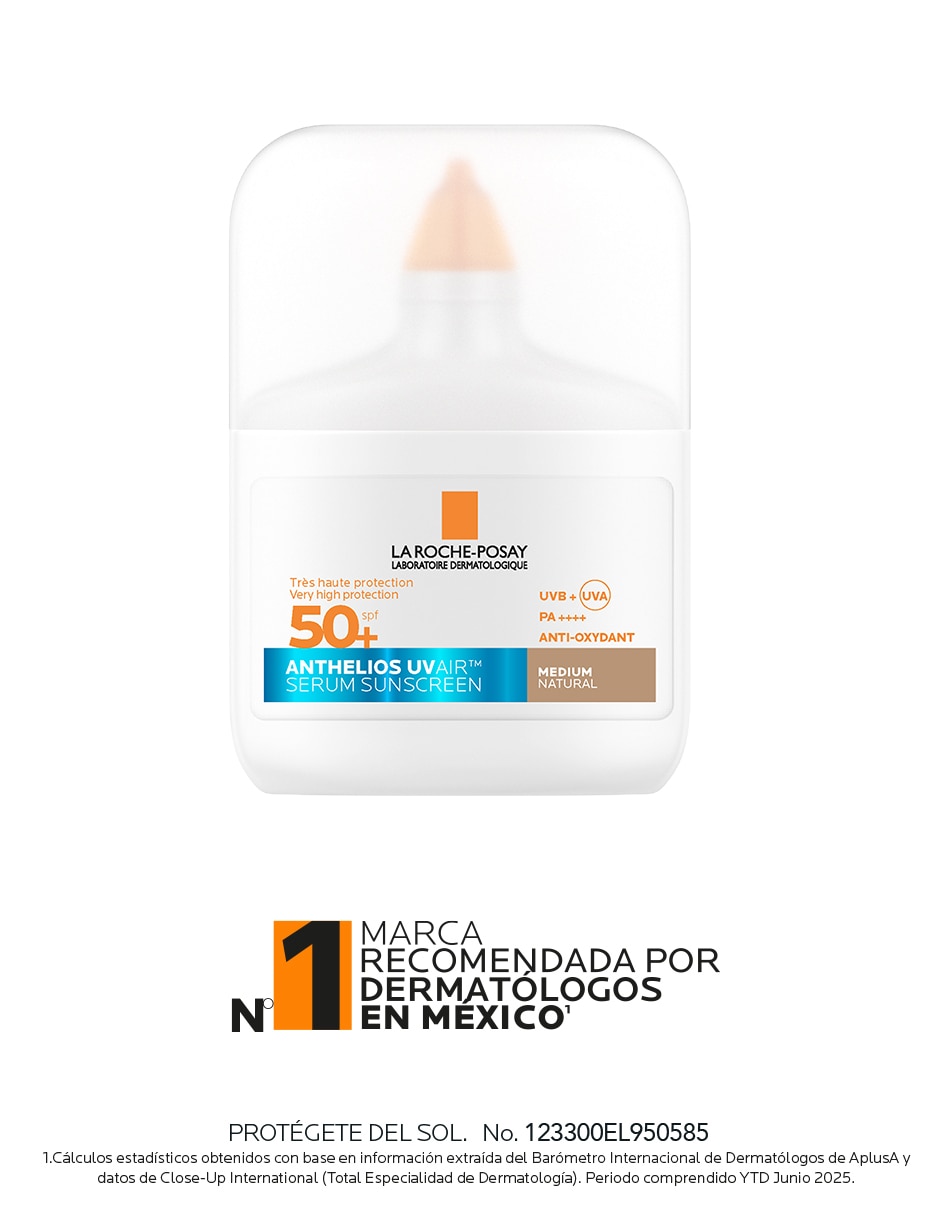 Protector solar fps 50+ la roche-posay anthelios uv air spf 50+ tm 50 ml la roche posay anthelios