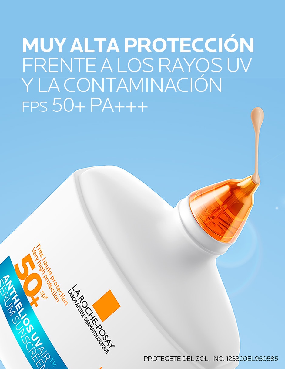 Protector solar fps 50+ la roche-posay anthelios uv air spf 50+ tm 50 ml la roche posay anthelios