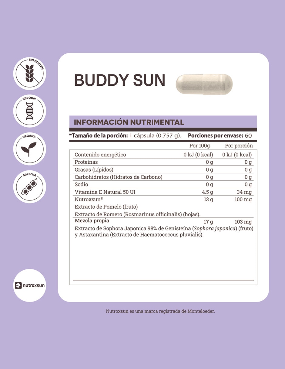 Buddy Sun con vitamina E