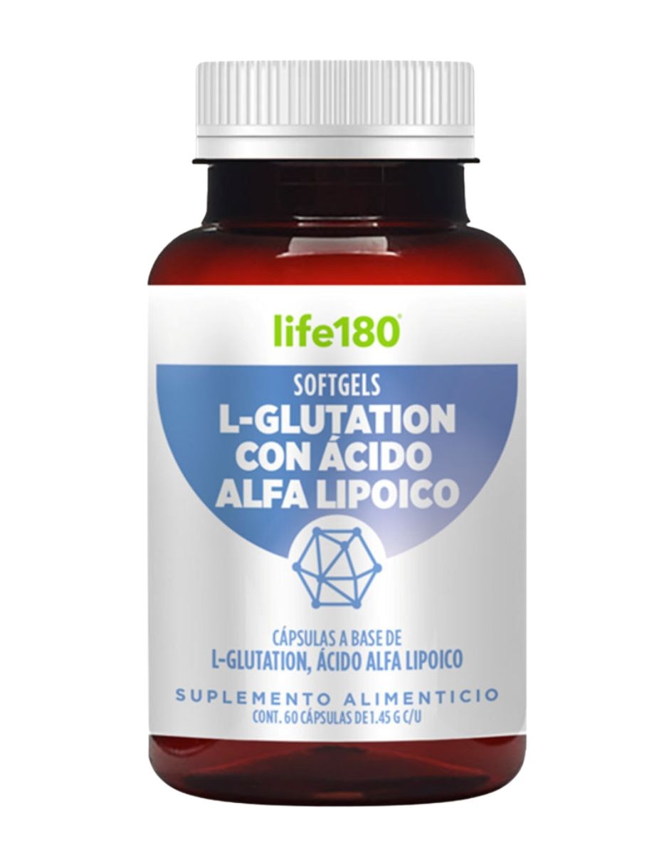Glutation 250mg con 60 cápsulas rinde 60 porciones que refuerzan el sistema inmunológico con glutatión