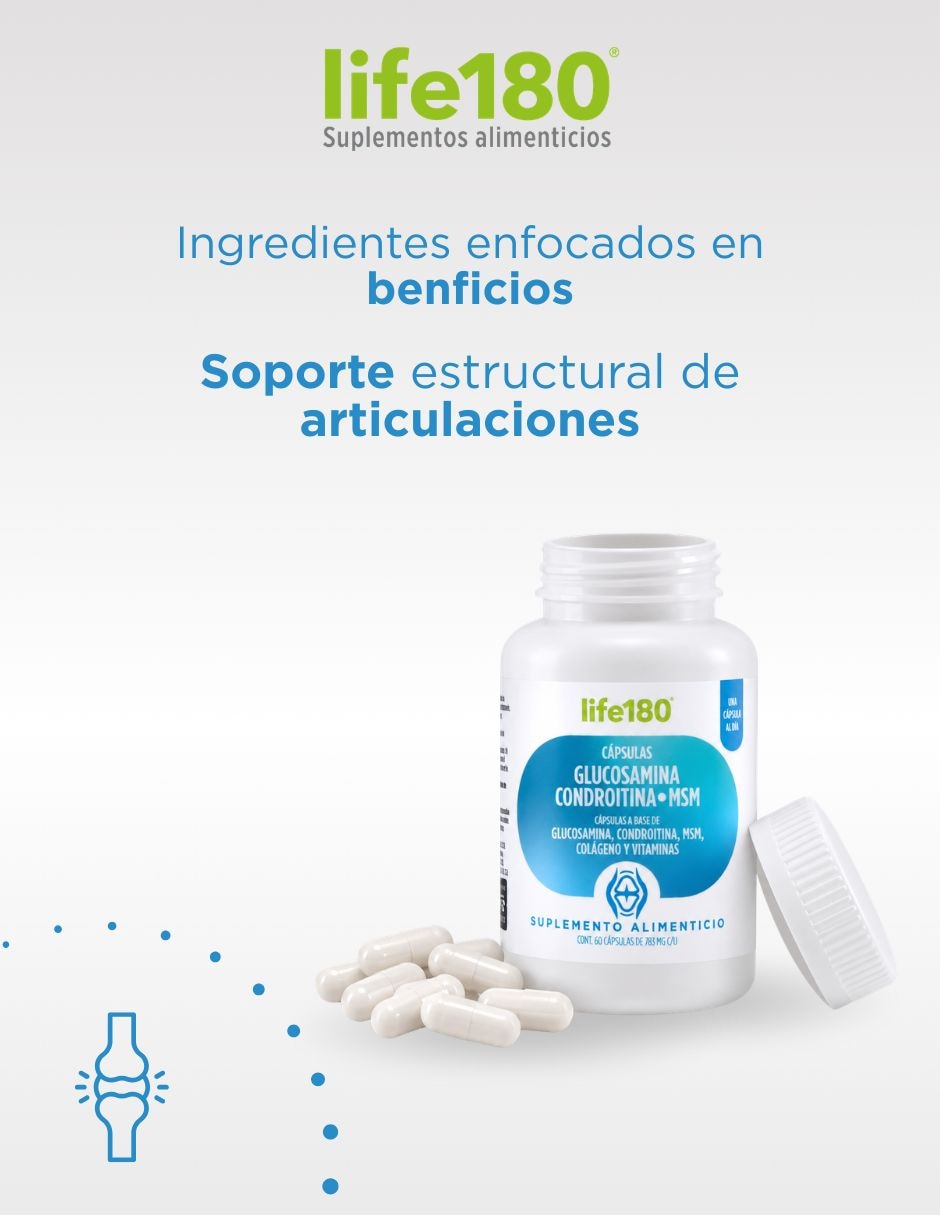Glucosamina condroitina MSM y Vitaminas de 60 cápsulas 3