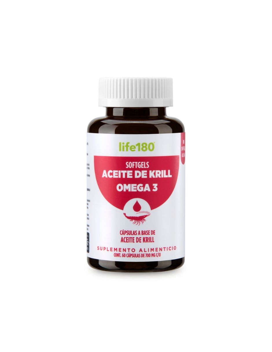 Omega 3 Aceite de Krill con DHA EPA y Astanxantina 60 softgels 60 porciones con Aceite de Krill sabor Sin sabor de 1