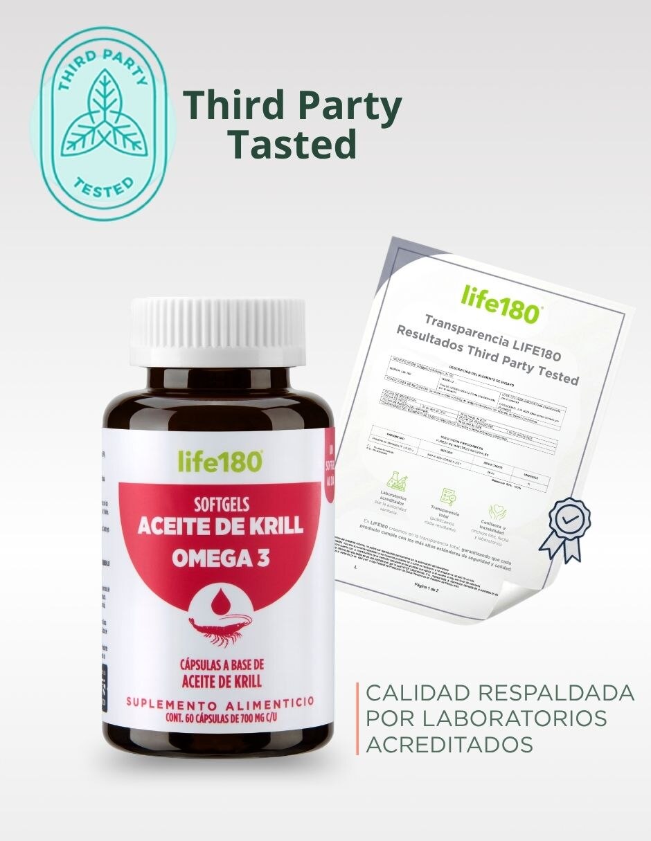 Omega 3 Aceite de Krill con DHA EPA y Astanxantina 60 softgels 60 porciones con Aceite de Krill sabor Sin sabor de 3