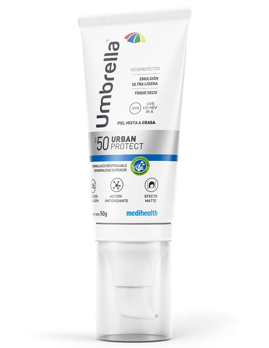 Protector solar FPS 50+ Umbrella Urban SPF 50 Italmex 50 g 3