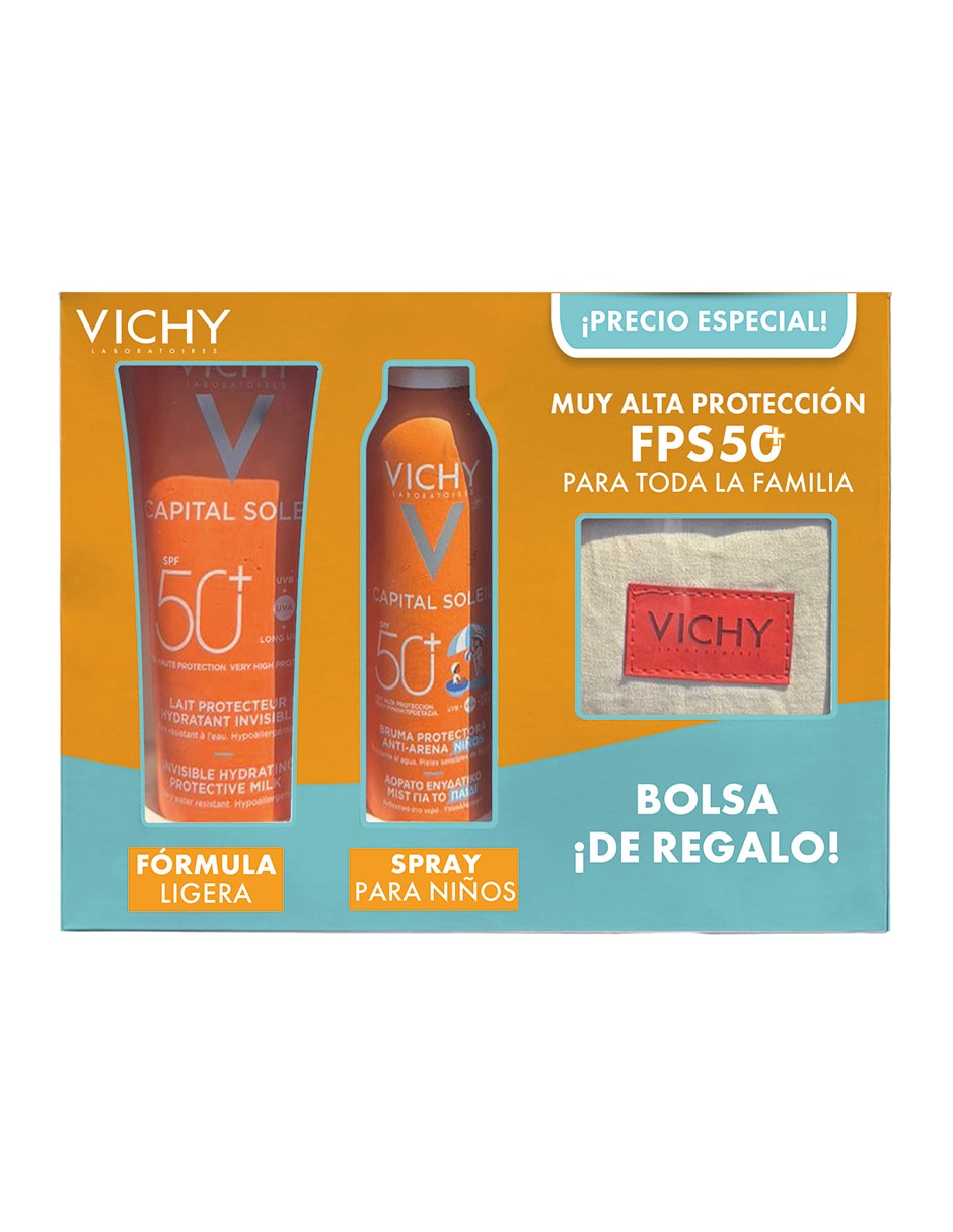 Kit de protector solar FPS 50+ Capsol Family+ Kids Verano 26 Capital Soleil 1