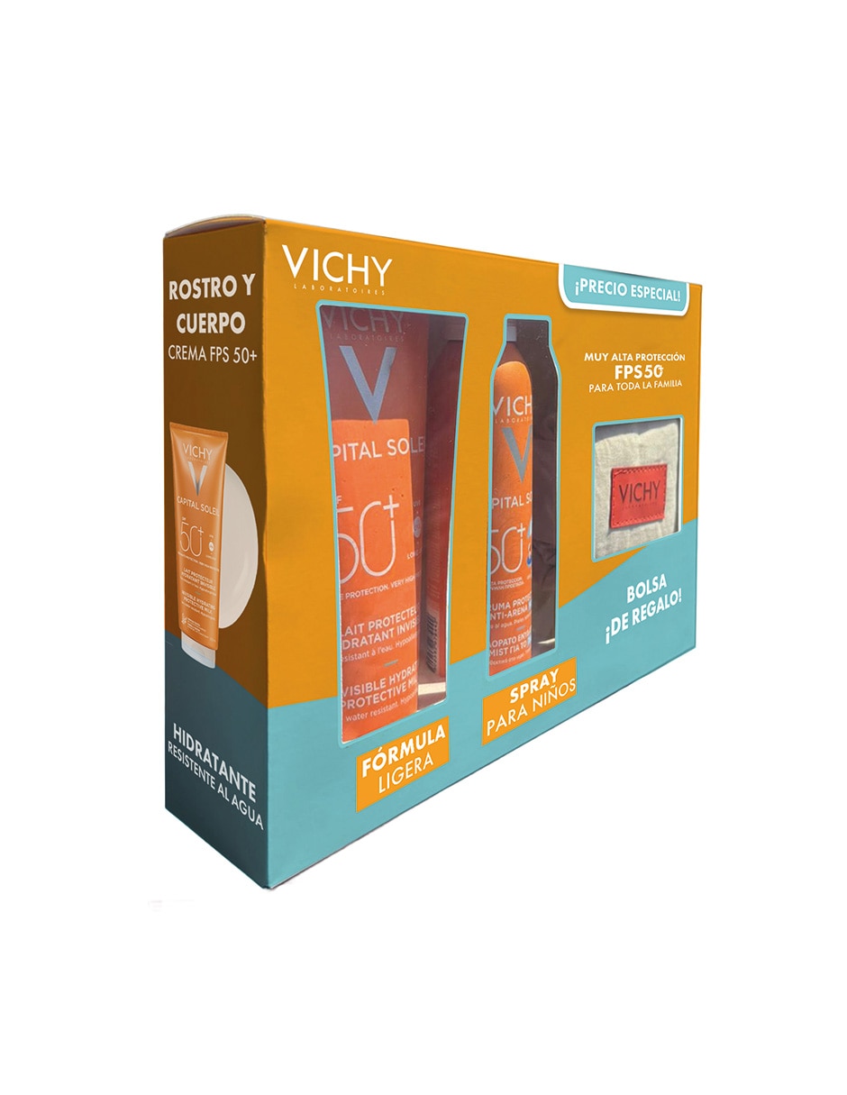 Kit de protector solar FPS 50+ Capsol Family+ Kids Verano 26 Capital Soleil 4