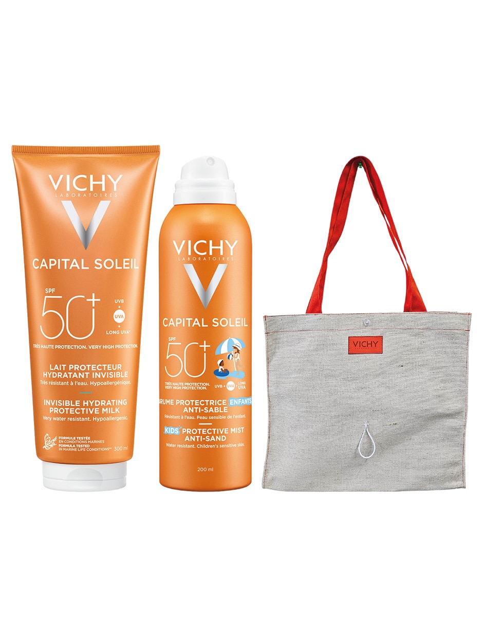 Kit de protector solar FPS 50+ Capsol Family+ Kids Verano 26 Capital Soleil