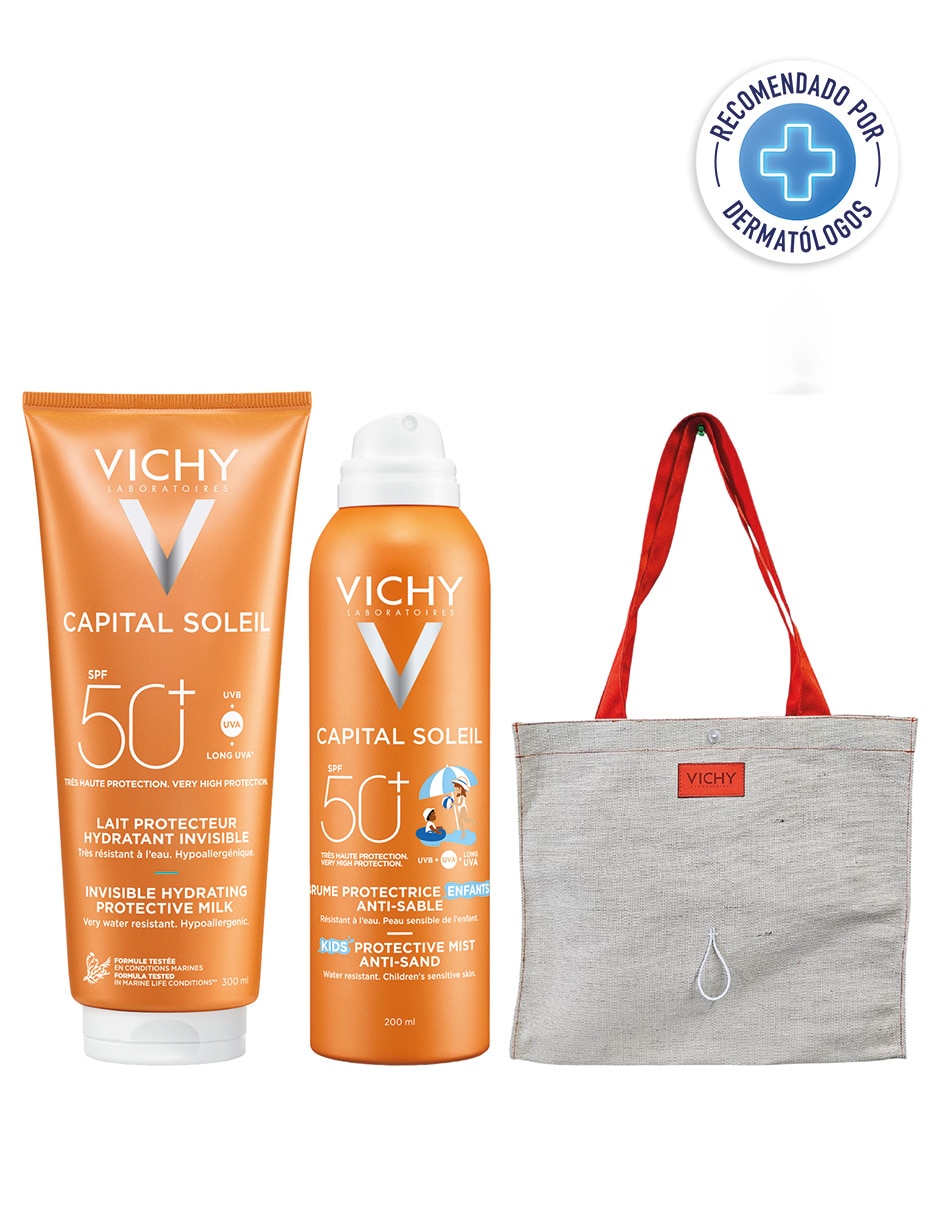 Kit de protector solar FPS 50+ Capsol Family+ Kids Verano 26 Capital Soleil 6